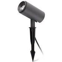 Netlighting Plom Outdoor LED Projector Spike Light 7W 3000K IP54 in Black