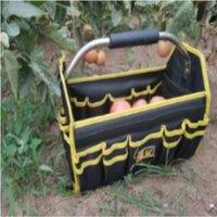 SPETLEK Heavy Duty Open Tote Electrician Tool Bag 14 Pocket Shoulder Strap