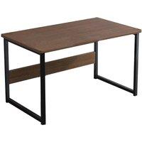 Kelvenix Computer Desk Laptop Pc Study Table Home Office Desk in Brown