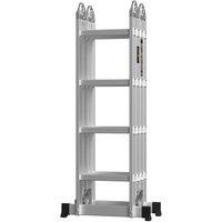 SPETLEK 15.4Ft Ladder Multi Function ladders Aluminium 4.7m in Silver