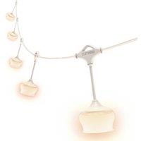 Claymore CADENA UF5 | Outdoor USB String Festoon Lights for Garden in Light Grey