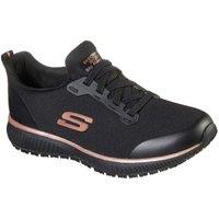 Skechers Women's Squad SR Occupational Shoe in Black | Size: 5