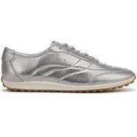 Naturalizer Women's Clove Lace up Sneaker in Silver | Size: 4