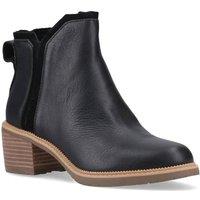 TOMS Women's Hailey Ankle Boot in Black | Size: 6