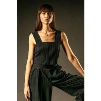 Out Of Sync Women's Suited crop top in Black | Size: 10