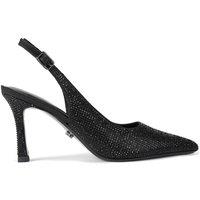 Carvela Women's 'Corletta Sling Jewel' Fabric Heels in Black | Size: 3