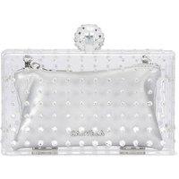 Carvela Women's 'Cristallo Clutch' Bag in Silver