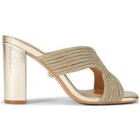 Carvela Women's 'Paparazzi Block' Heels in Gold | Size: 5