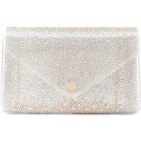 Carvela Women's 'Positano Vinyl Clutch' Bag in Gold