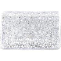 Carvela Women's 'Positano Vinyl Clutch' Bag in Silver