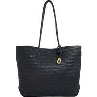 Dune London Women's 'Daxon' Leather Tote Bag in Black