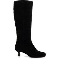Dune London Women's 'Searing' Suede Knee High Boots in Black | Size: 3