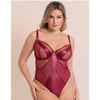 Scantilly Women's Suspense Plunge Bodysuit in Purple | Size: 34FF