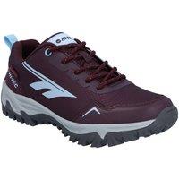 Hi-Tec Women's Jaguar WP Trail Shoe in Burgundy | Size: 7