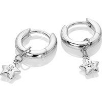 Hot Diamonds Women's Star Earrings in Silver | Size: 9
