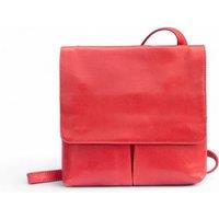 PRIMEHIDE Women's Soft Leather Crossbody Organiser Bag in Red