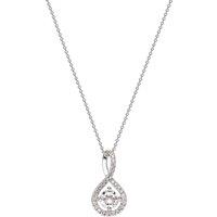 Created Brilliance Women's Kirsty White Gold Lab Grown Diamond Necklace | Size: 18 inches