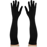 I Love Fancy Dress Women's Long Black Spandex Gloves | Size: 24 Pack