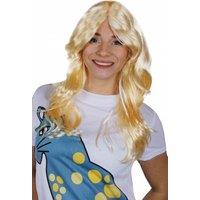 I Love Fancy Dress Women's 70s Flick Wig - Blonde in Cream | Size: 12 Pack
