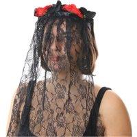 I Love Fancy Dress Women's Day of the Dead Bride Set - Veil | Size: 24 Pack