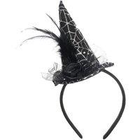 I Love Fancy Dress Women's Mini Witch Hat Headband in Black | Size: 24 Pack