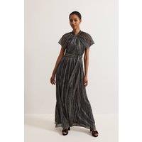 Phase Eight Women's Riah Shimmer Maxi Dress in Dusty Pink | Size: 8