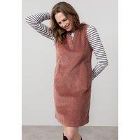 Lily & Me Women's Belle Stretch Cotton Jumbo Cord Dress in Navy | Size: 16