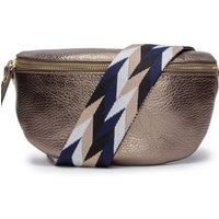 Elie Beaumont Women's Sling Bag Bronze with Mosaic Strap