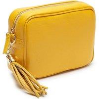 Elie Beaumont Women's Crossbody Tassel Bag in Yellow