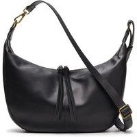 Clarks Women's Willow Moon Black Leather Shoulder Bag, Cross Body Bag