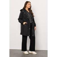 Evans Women's Lightweight Rain Jacket in Black | Size: 22-24