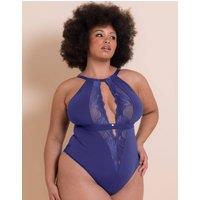 Scantilly Women's Indulgence Multiway Bodysuit Body Bra Lingerie in Dark Blue | Size: XL