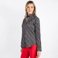 CLAUDIO LUGLI Women's Golf Balls Print Shirt in Black | Size: 12