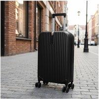 SHEONLY 20-Inch Foldable Travel Suitcase in Black
