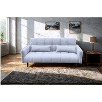 DS Living Bello 2 Seater Sofa Bed in Silver