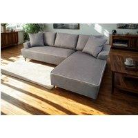 DS Living The Milano Edge 3 Seater Left Hand Corner Sofa in Grey