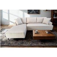 DS Living The Milano Edge 3 Seater Right Hand Corner Sofa in Beige