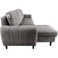 DS Living Sienna 3 Seater Right Hand Facing Storage Sofa Bed in Grey