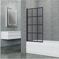 Living and Home 4mm Thickness Tempered Glass Shower Screen in Grey