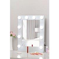 Living and Home Vanity Mirror with Lights, 3 Lighting Modes, Touch Screen Contro, Cosmetic Mirror For Bedroom in White