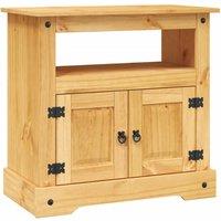 Berkfield Home TV Cabinet Mexican Pine Corona Range 80x43x78 cm in Brown | Size: 80 x 43 x 78 cm