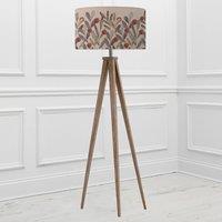 Voyage Maison Aratus Floor Lamp With Katsura Eva Lampshade in Medium Beige