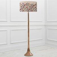 Voyage Maison Kinross Floor Lamp With Katsura Eva Lampshade in Scarlet