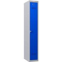 Phoenix Safe Company 1 Column 1 Door Personal locker in Blue with Key Lock, PL1133GBK, 137L | Size: 180 cm x 100 cm