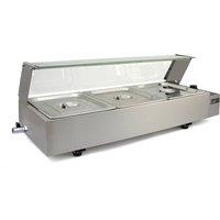 Monstershop KuKoo 3 Pan Wet Well Bain Marie in Silver
