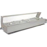 Monstershop KuKoo 4 Pan Wet Well Bain Marie in Silver