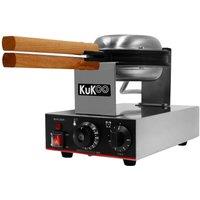 Monstershop KuKoo Single Waffle Maker in Silver