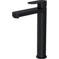 Balterley Cascade Round Tall Mono Basin Mixer Tap - Matt Black