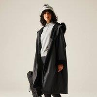 Regatta Waterproof Hooded Changing Robe in Dark Grey | Size: Large/XL