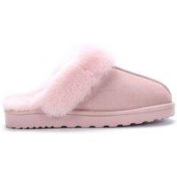 Aus Wooli Australia Sydney Scuff Slippers in Pink | Size: 7